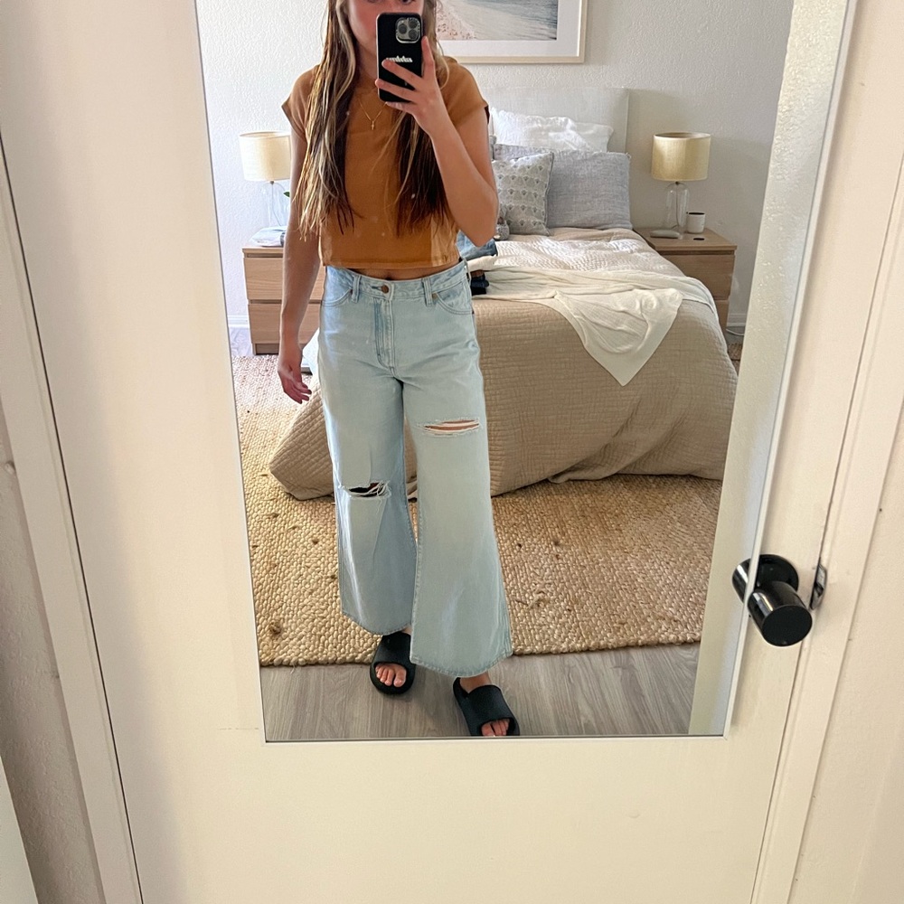 Wrangler Light Blue Flare Jeans